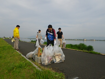 たくさんゴミが集まりました（斐川）