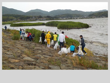 平田地区の清掃の様子です